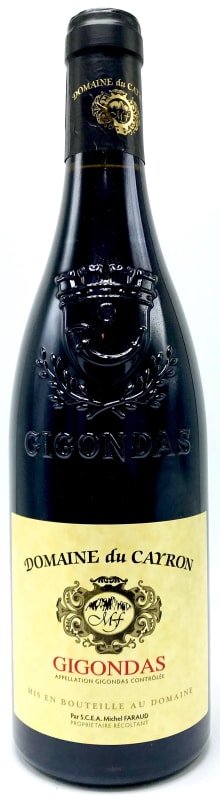 Domaine du Cayron Gigondas 2015 Front Bottle Shot