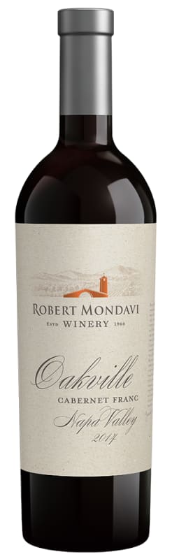 Robert Mondavi Oakville Cabernet Franc 2014 Front Bottle Shot