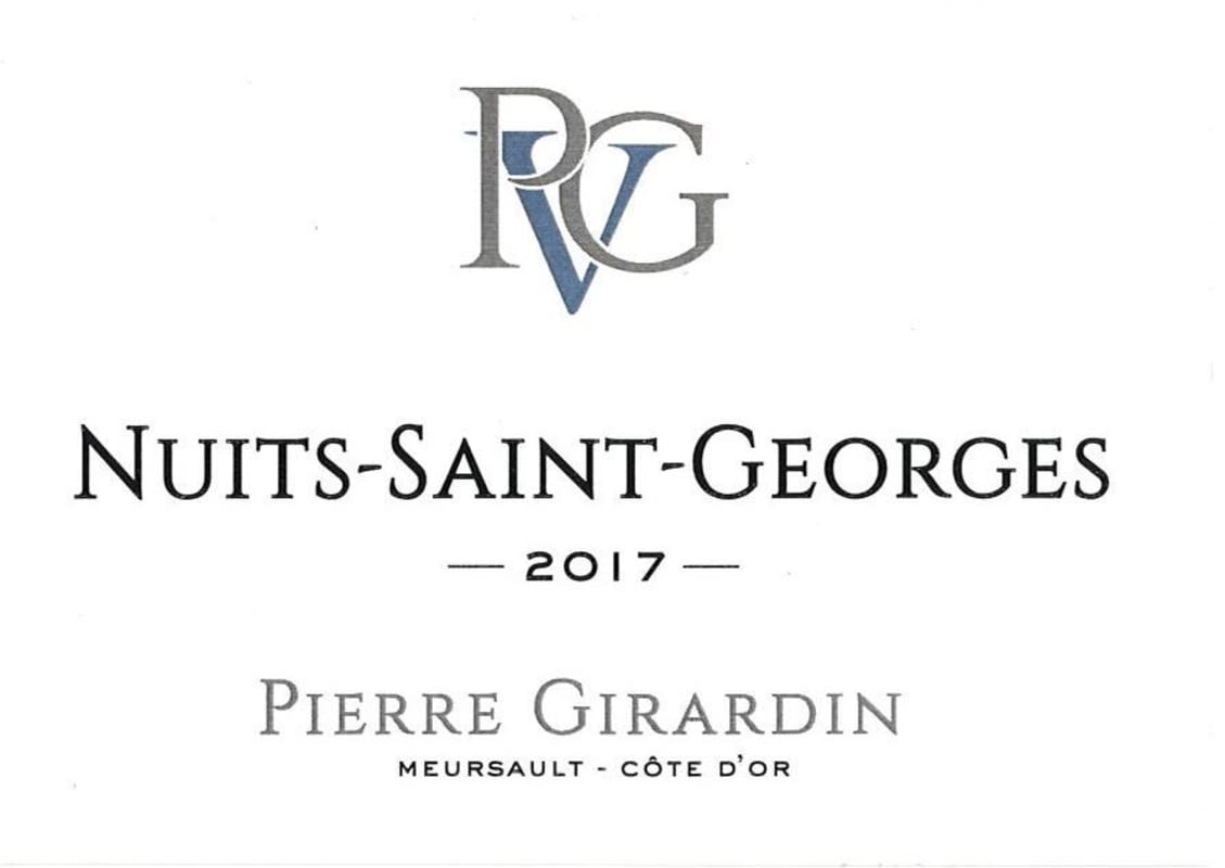 Pierre Girardin Nuits-St-Georges 2017 Front Label