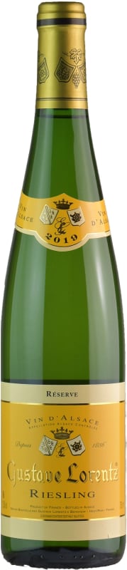 Gustave Lorentz Riesling Reserve 2019 Front Bottle Shot