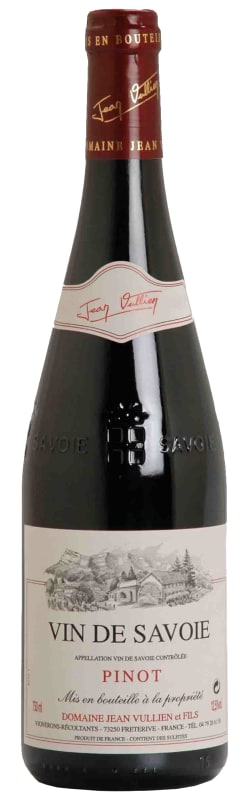 Domaine Jean Vullien Pinot Noir 2017 Front Bottle Shot