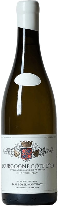 Boyer-Martenot Bourgogne Cote d'Or Chardonnay 2019 Front Bottle Shot