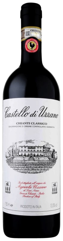 Castello di Uzzano Chianti Classico 2018 Front Bottle Shot