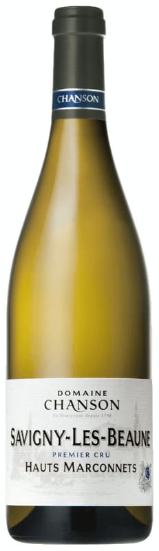 Domaine Chanson Savigny-les-Beaune Hauts Marconnets Premier Cru Blanc 2021 Front Bottle Shot