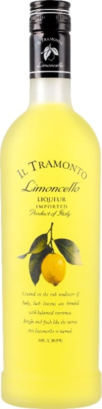 Il Tramonto Limoncello Liqueur Front Bottle Shot