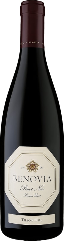 Benovia Tilton Hill Pinot Noir 2021 Front Bottle Shot