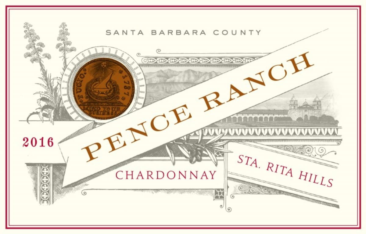 Pence Pence Ranch Chardonnay 2016 Front Label