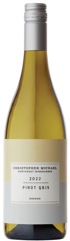 Christopher Michael Pinot Gris 2022 Front Bottle Shot