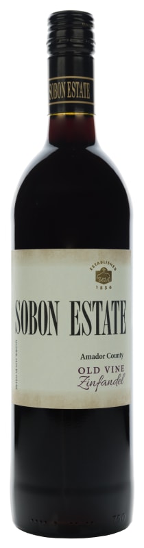 Sobon Estate Old Vines Zinfandel 2020 Front Bottle Shot