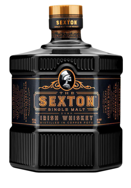 The Sexton Irish Whiskey Front Bottle Shot