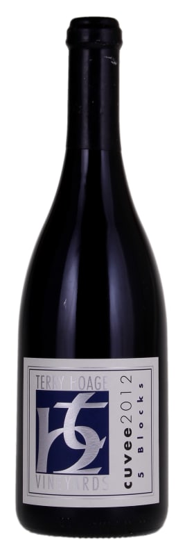 Terry Hoage 5 Blocks Cuvee 2012 Front Bottle Shot