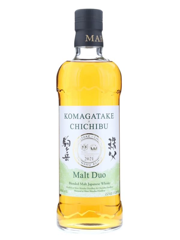 Mars Komagatake-Chichibu Malt Duo Blended Japanese Whisky Front Bottle Shot