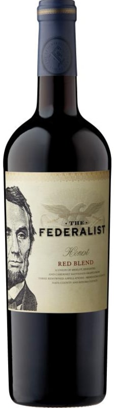 The Federalist Honest Red Blend 2014 Front Bottle Shot