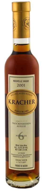 Kracher Grand Cuvee Nouvelle Vague TBA No. 6 (375ML half-bottle) 2001 Front Bottle Shot