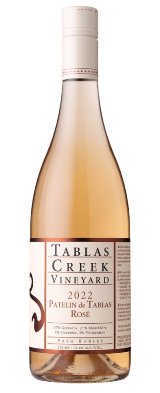 Tablas Creek Patelin de Tablas Rose 2022 Front Bottle Shot