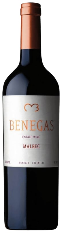 Bodega Benegas Estate Malbec 2018 Front Bottle Shot