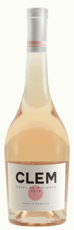 Coeur Clementine CLEM Cotes de Provence Rose 2018 Front Bottle Shot