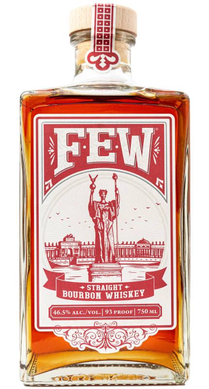 Few Bourbon Whiskey Front Bottle Shot