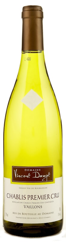 Domaine Vincent Dampt Chablis Vaillons Premier Cru 2019 Front Bottle Shot