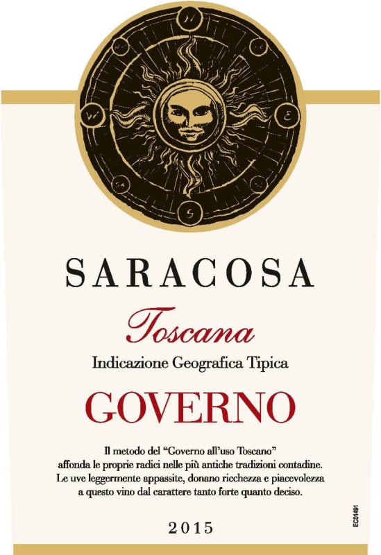 Saracosa Governo 2015 Front Label