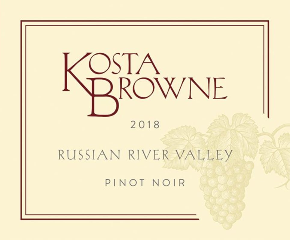 Kosta Browne Russian River Pinot Noir (1.5 Liter Magnum) 2018 Front Label