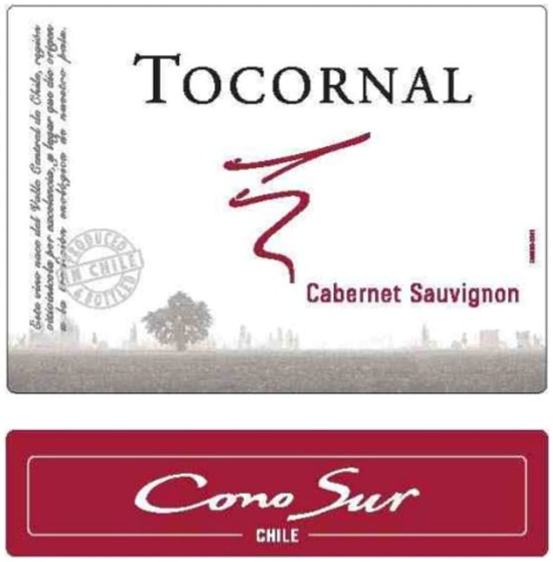Cono Sur Tocornal Cabernet Sauvignon 2015 Front Label