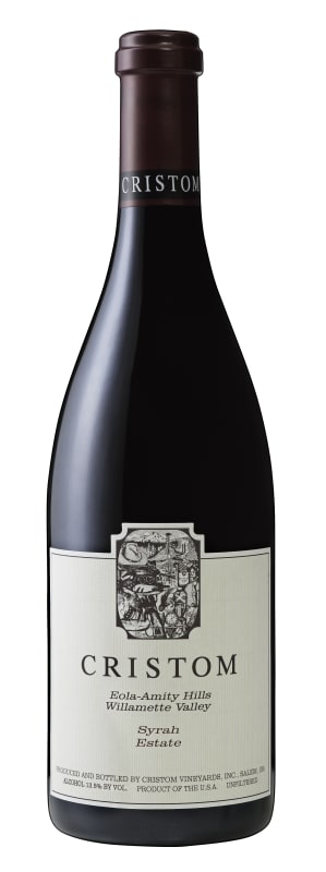 Cristom Estate Syrah 2021 Front Bottle Shot