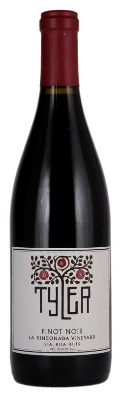 Tyler Winery La Rinconada Vineyard Pinot Noir 2020 Front Bottle Shot