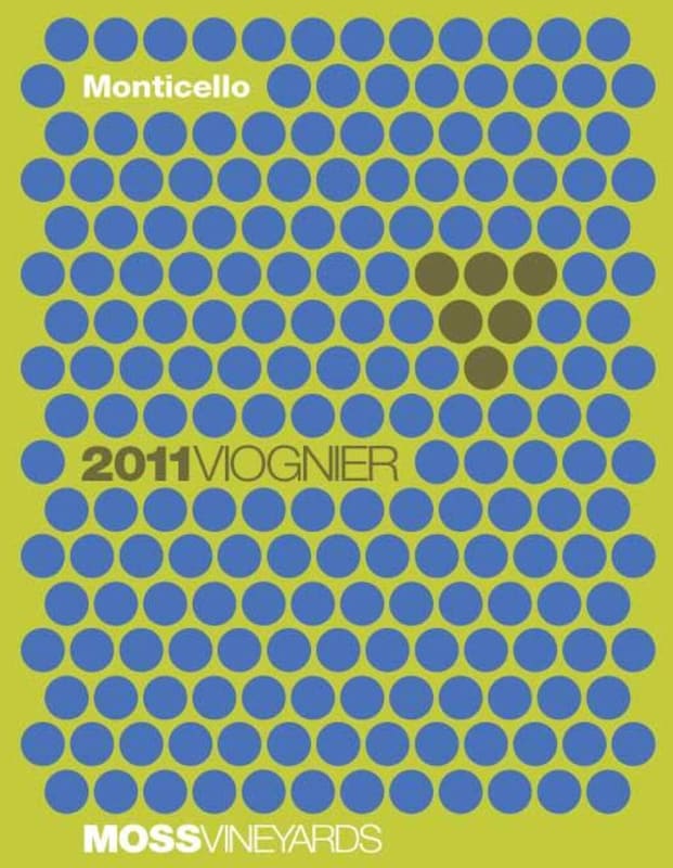 Moss Vineyards Viognier 2011 Front Label
