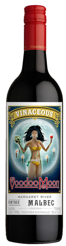 Vinaceous Voodoo Moon Malbec 2016 Front Bottle Shot
