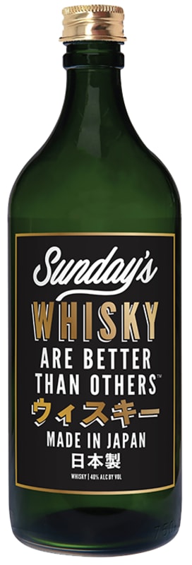 Sunday's Whisky Front Bottle Shot