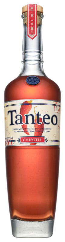 Tanteo Chipotle Tequila Front Bottle Shot