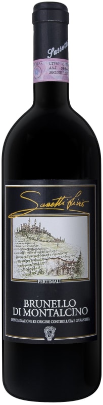 Livio Sassetti Pertimali Brunello di Montalcino 2015 Front Bottle Shot