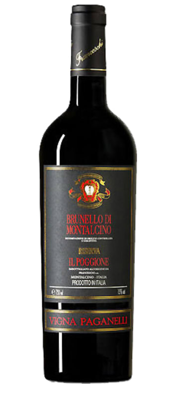 Il Poggione Brunello di Montalcino Riserva Vigna Paganelli 2016 Front Bottle Shot