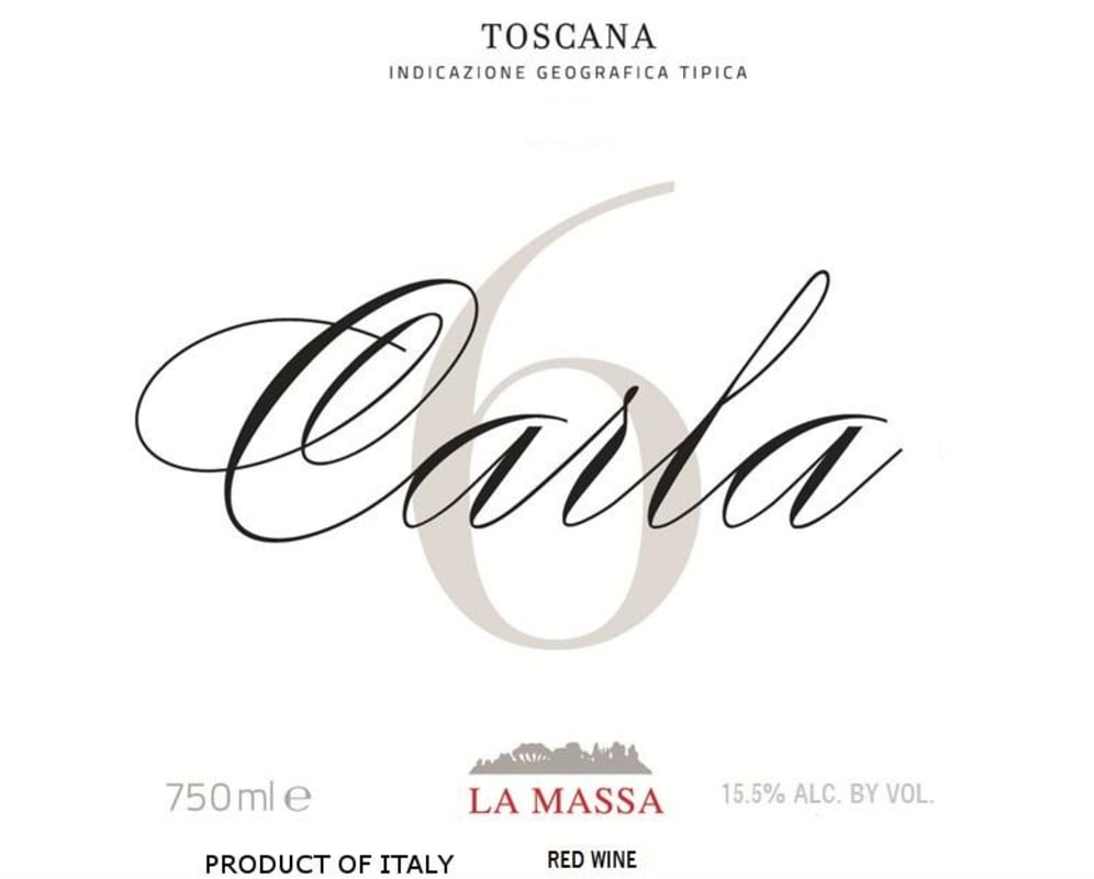 La Massa Carla 6 2013 Front Label