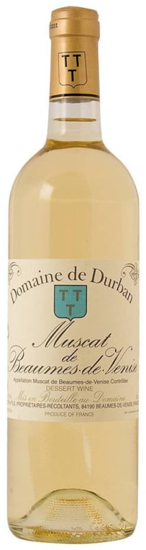 Domaine de Durban Muscat de Beaumes de Venise (375ML half-bottle) 2017 Front Bottle Shot