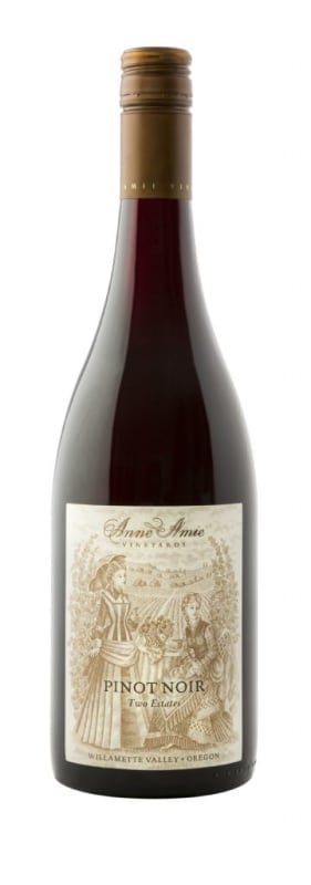 Anne Amie Two Estates Pinot Noir 2020 Front Bottle Shot