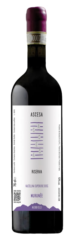 Ascesa Valtellina Superiore Riserva Murunee 2020 Front Bottle Shot