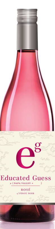 Roots Run Deep Edcuated Guess Rose of Pinot Noir 2017 Front Bottle Shot
