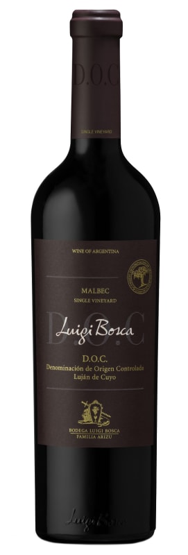 Luigi Bosca Lujan de Cuyo Malbec 2018 Front Bottle Shot