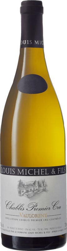 Louis Michel Chablis Vaulorent Premier Cru 2020 Front Bottle Shot