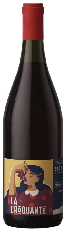 Domaine Les Roches Bleues La Croquante Brouilly 2021 Front Bottle Shot