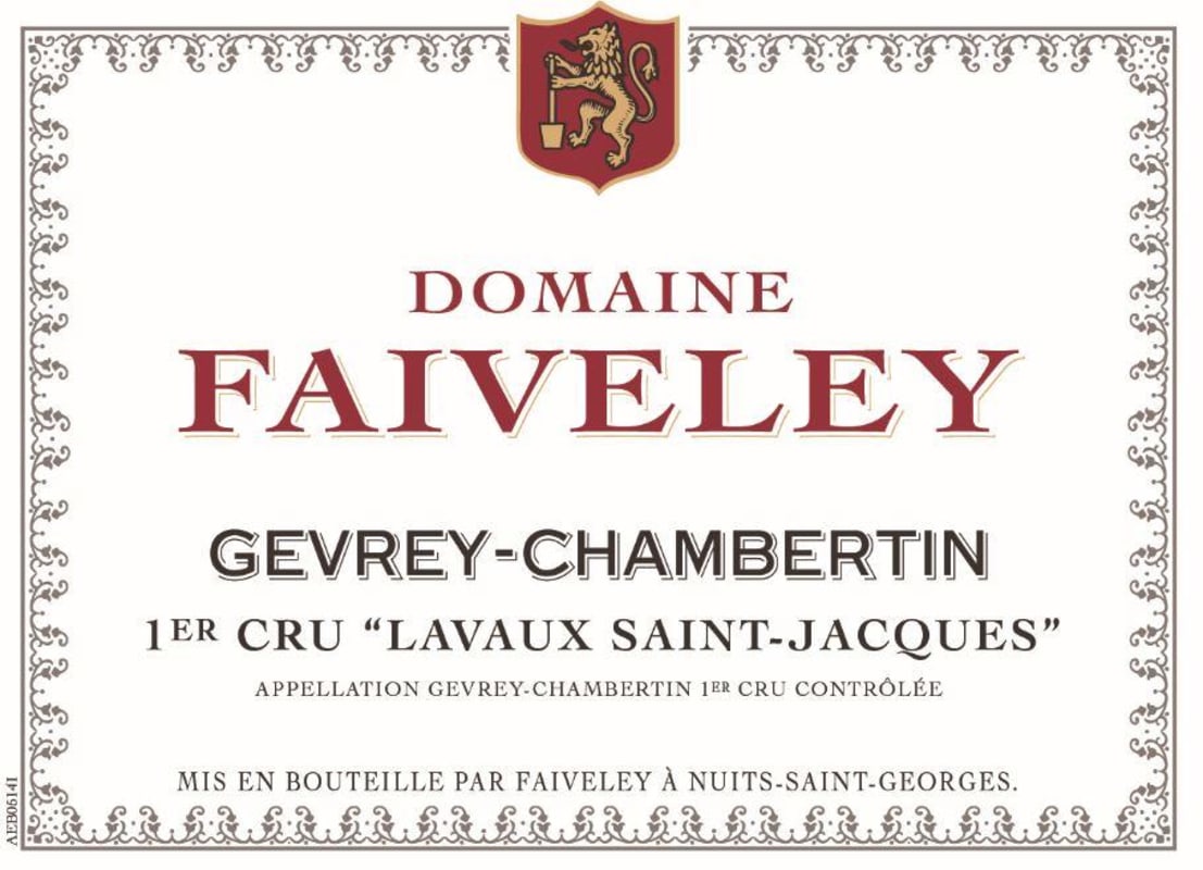 Faiveley Gevrey-Chambertin Lavaux Saint-Jacques Premier Cru 2015 Front Label