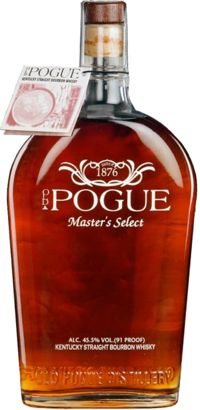 Old Pogue Master's Select Straight Bourbon Whisky Front Bottle Shot