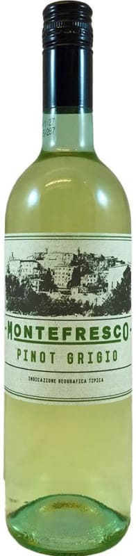 Montefresco Pinot Grigio 2018 Front Bottle Shot