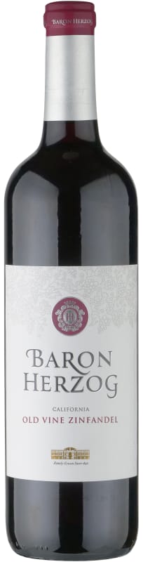 Baron Herzog Old Vine Zinfandel (OU Kosher) 2020 Front Bottle Shot