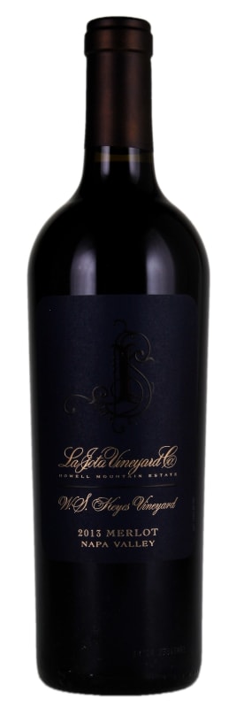 La Jota W.S. Keyes Merlot 2013 Front Bottle Shot