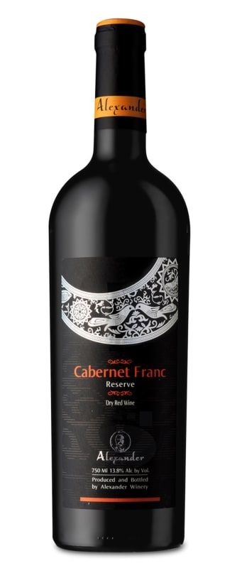 Alexander Cabernet Franc Reserve (OU Kosher) 2019 Front Bottle Shot