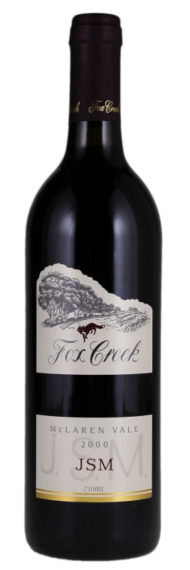 Fox Creek JSM Shiraz Cabernet Franc 2000 Front Bottle Shot