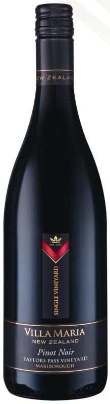 Villa Maria Taylors Pass Pinot Noir 2014 Front Bottle Shot